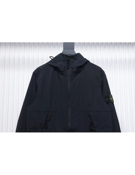 Stone Island arm island logo 3Ltc hooded jacket,Stone Island Jacket,Jacket,APPAREL