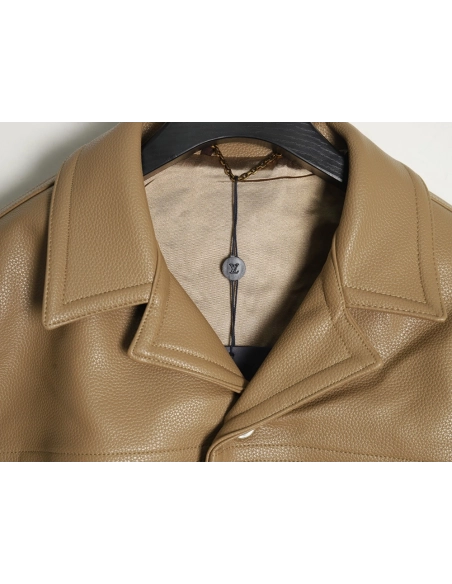 Louis Vuitton floral embroidered leather jacket,Louis Vuitton Jacket,Jacket,APPAREL