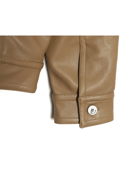 Louis Vuitton floral embroidered leather jacket,Louis Vuitton Jacket,Jacket,APPAREL