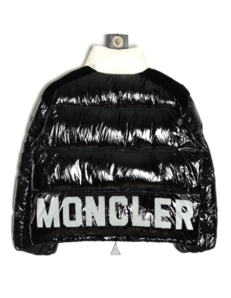 Moncler arm logo logo stand collar quilted short down jacket,Moncler Jacket,Jacket,APPAREL