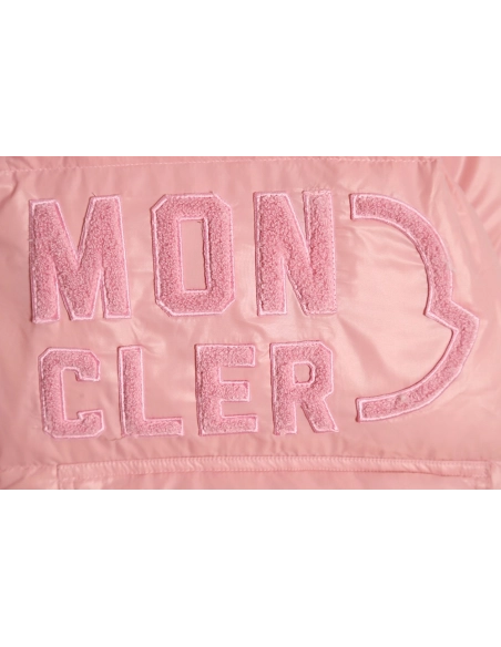 Moncler 23FW Abbaye logo embroidered short down jacket,Moncler Jacket,Jacket,APPAREL