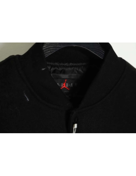 Air Jordan 21Fw cobranded terry embroidered logo baseball jacket,Air Jordan Jacket,Jacket,APPAREL