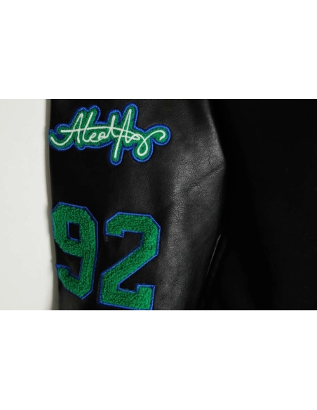 Air Jordan 21Fw cobranded terry embroidered logo baseball jacket,Air Jordan Jacket,Jacket,APPAREL