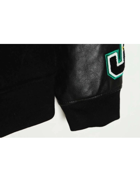 Air Jordan 21Fw cobranded terry embroidered logo baseball jacket,Air Jordan Jacket,Jacket,APPAREL