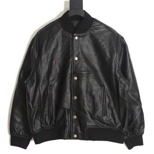 Givenchy 23FW patchwork leather baseball jacket,Givenchy Jacket,Jacket,APPAREL