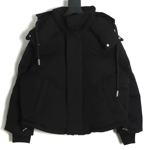 AMI PARIS 22SS solid color hooded down jacket TSK2,Ami Jacket,Jacket,APPAREL