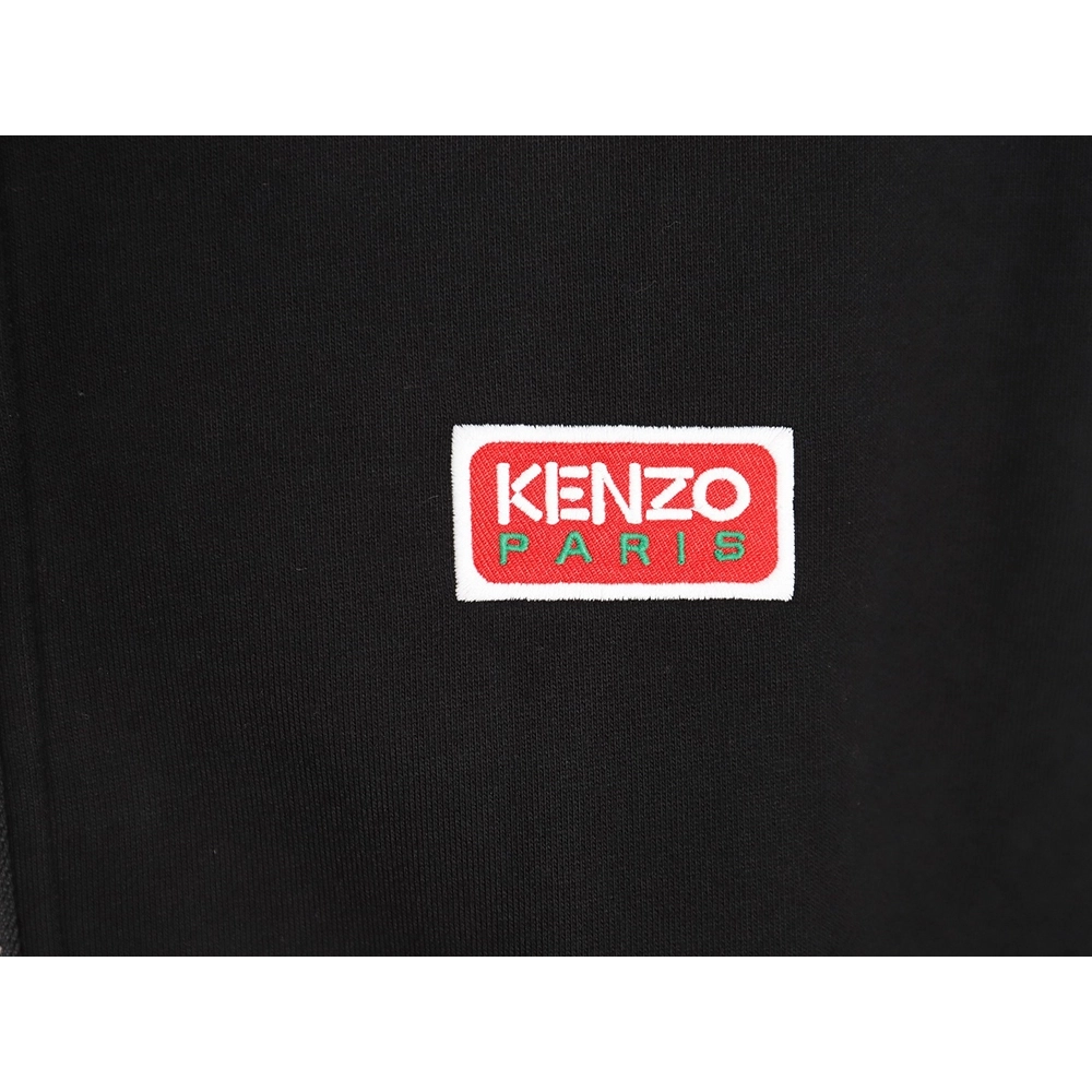 Kenzo square letter logo hooded zipup sweatshirt TSK1,Kenzo Hoodie,Hoodie,APPAREL