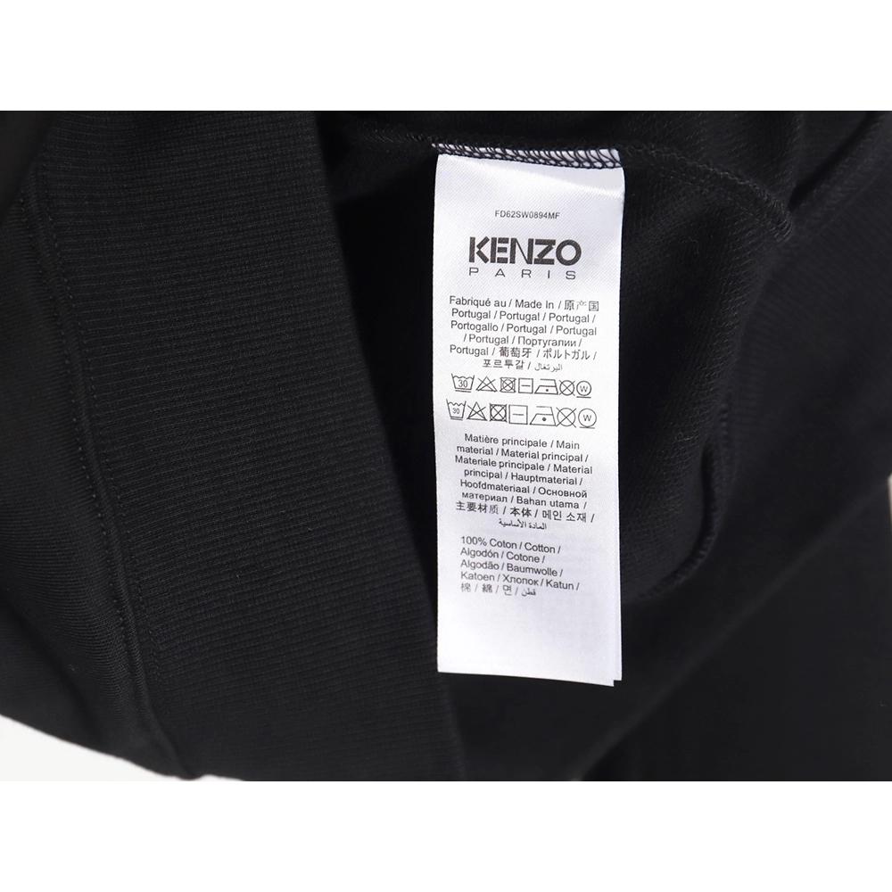 Kenzo square letter logo hooded zipup sweatshirt TSK1,Kenzo Hoodie,Hoodie,APPAREL