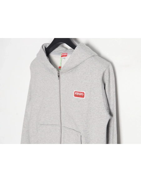Kenzo square letter logo hooded zipup sweatshirt,Kenzo Hoodie,Hoodie,APPAREL