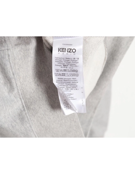 Kenzo square letter logo hooded zipup sweatshirt,Kenzo Hoodie,Hoodie,APPAREL