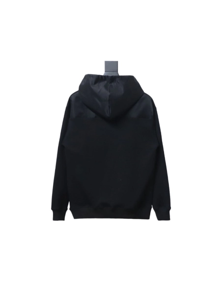 Prada panelled zipup crewneck sweatshirt,Prada Hoodie,Hoodie,APPAREL