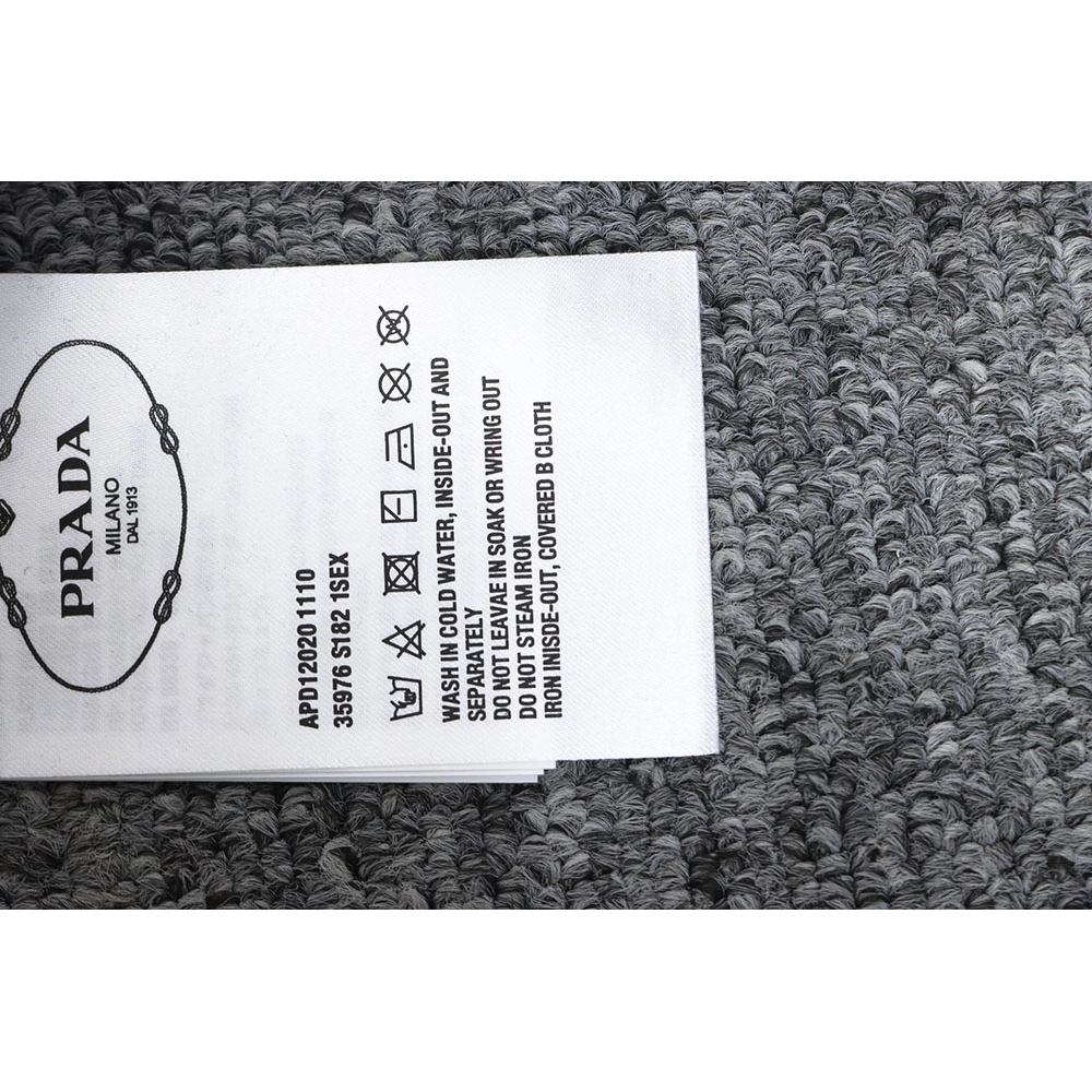 Prada panelled zipup crewneck sweatshirt,Prada Hoodie,Hoodie,APPAREL