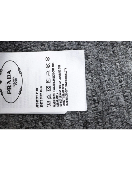 Prada panelled zipup crewneck sweatshirt,Prada Hoodie,Hoodie,APPAREL