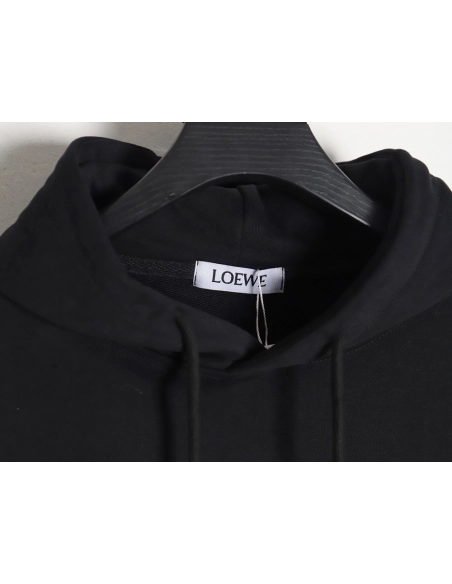 Loewe Large Letter Print Hooded Sweatshirt TSK1,Loewe Hoodie,Hoodie,APPAREL