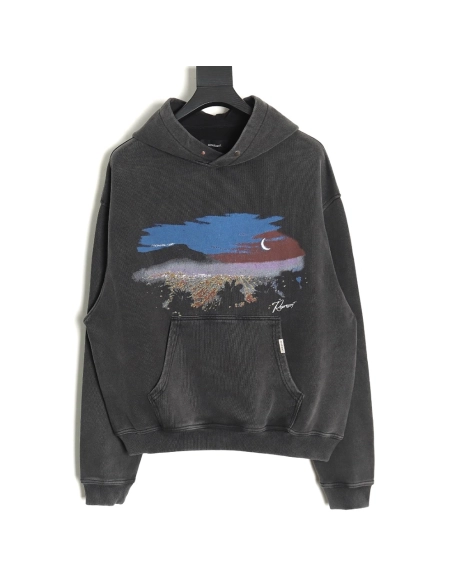 Represent Night View Hooded Sweatshirt,Represent Hoodie,Hoodie,APPAREL