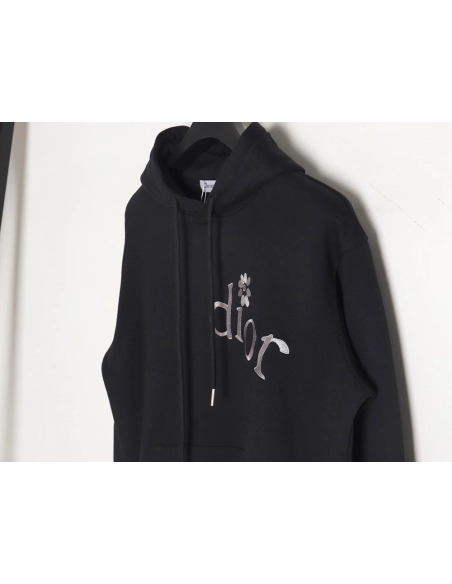 Dior floral embroidered hooded sweatshirt TSK1,Dior Hoodie,Hoodie,APPAREL