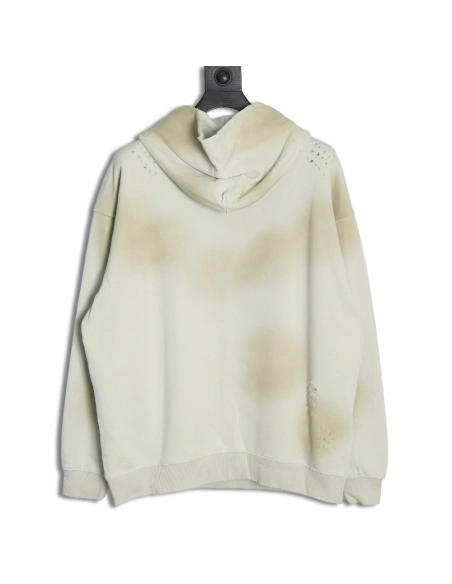Balenciaga Manchester United Dirty Wash Destroyed Hooded Sweatshirt,Balenciaga Hoodie,Hoodie,APPAREL