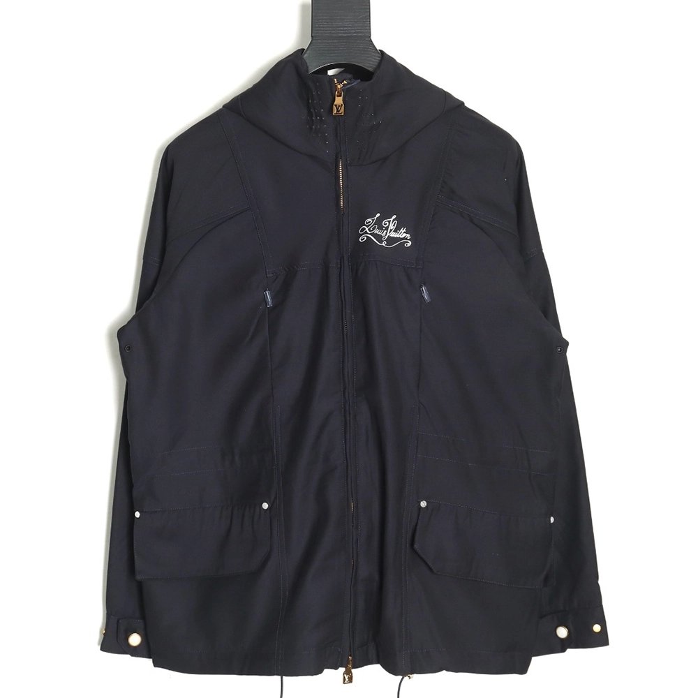 Louis Vuitton nautical hooded parka,Louis Vuitton Hoodie,Hoodie,APPAREL