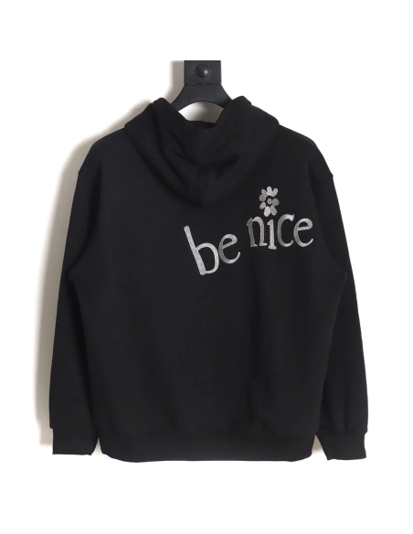 Dior 24SS small flower embroidered hooded sweatshirt,Dior Hoodie,Hoodie,APPAREL