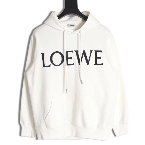 Loewe 24SS large letter print hooded sweatshirt TSK1,Loewe Hoodie,Hoodie,APPAREL