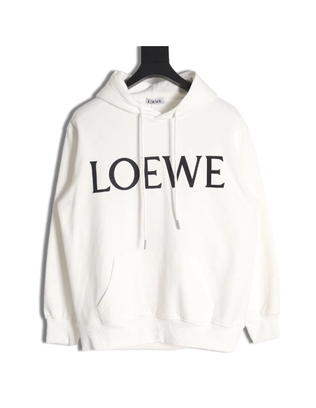 Loewe 24SS large letter print hooded sweatshirt TSK1,Loewe Hoodie,Hoodie,APPAREL