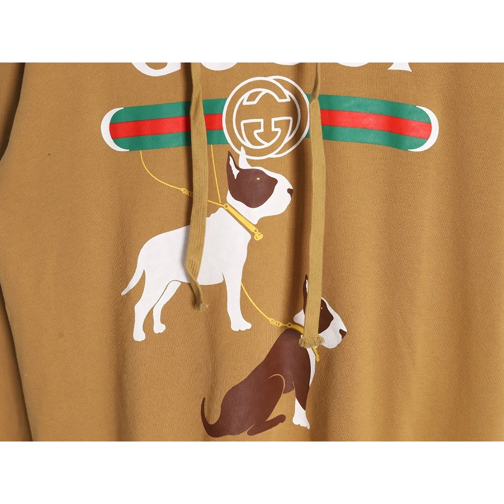 Gucci 23Fw puppy print hooded sweatshirt,Gucci Hoodie,Hoodie,APPAREL