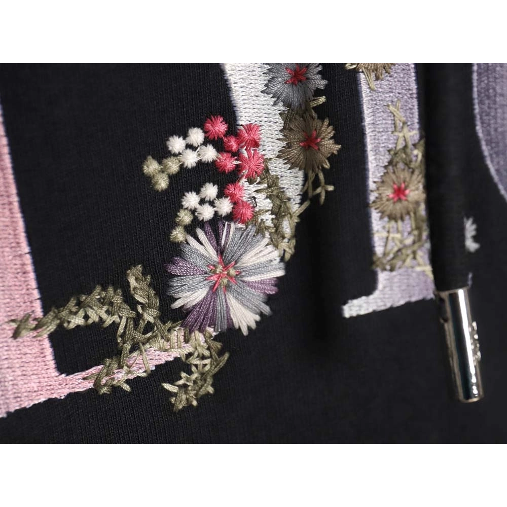 Dior Dior 22Fw gradient floral letter embroidered hooded sweatshirt_CM_1,Dior Hoodie,Hoodie,APPAREL
