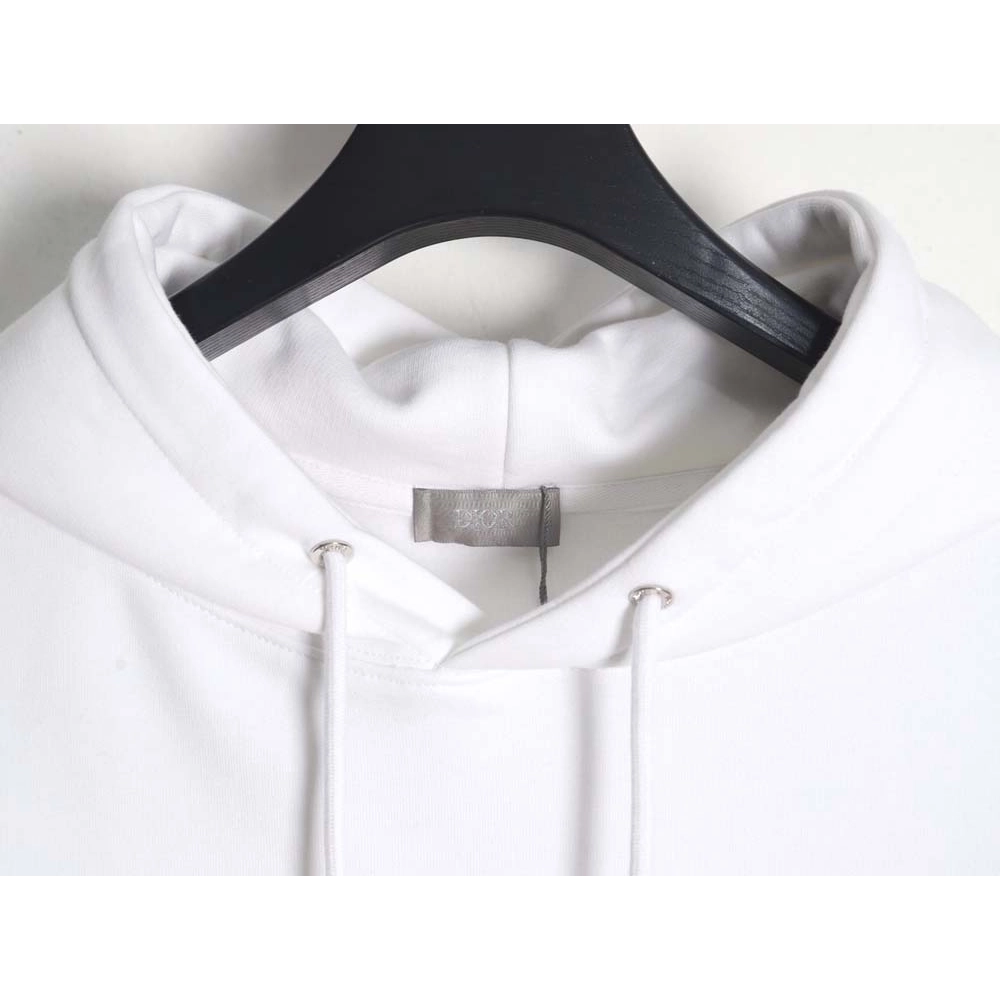 Dior Dior 22Fw gradient floral letter embroidered hooded sweatshirt,Dior Hoodie,Hoodie,APPAREL