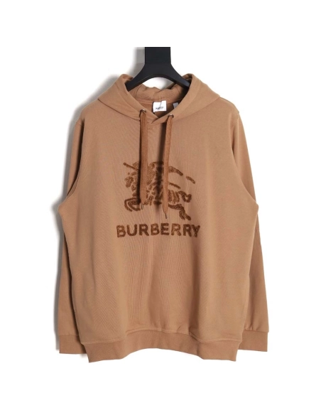 Burberry Burberry towel embroidered war horse hooded sweatshirt_CM_1,Burberry Hoodie,Hoodie,APPAREL