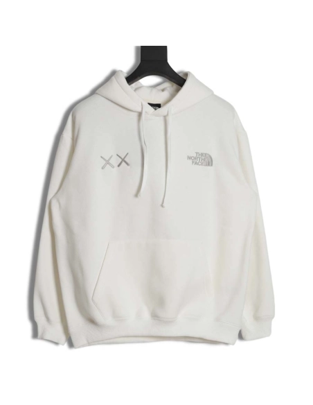 THE NORTH FACE TNF The North FACE x XX KAWS joint model embroidered brushed hooded sweatshirt,The North Face Hoodie,Hoodie,APPAR