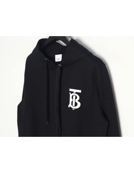 BURBERRY BBR\Burberry Classic TB laminated hooded sweatshirt_CM_1,Burberry Hoodie,Hoodie,APPAREL