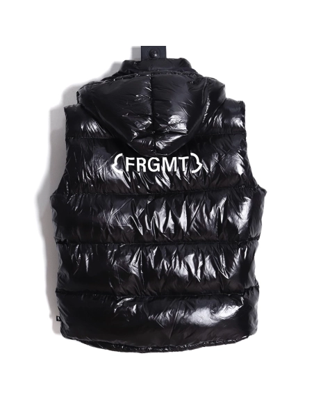 Moncler X FRGMT joint hooded down vest,Moncler Hoodie,Hoodie,APPAREL