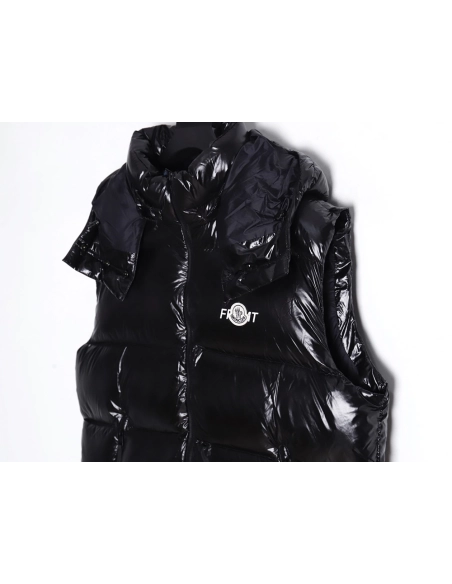 Moncler X FRGMT joint hooded down vest,Moncler Hoodie,Hoodie,APPAREL