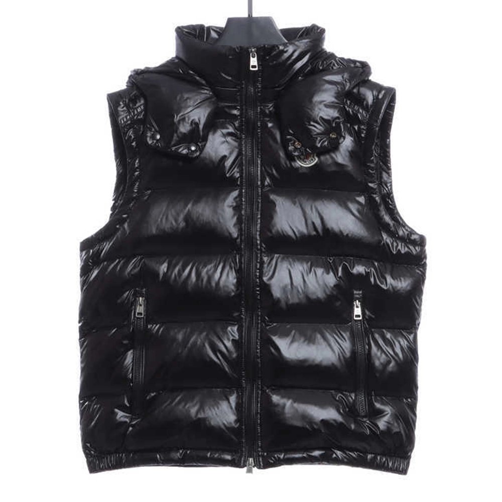 Moncler classic logo hooded vest,Moncler Hoodie,Hoodie,APPAREL