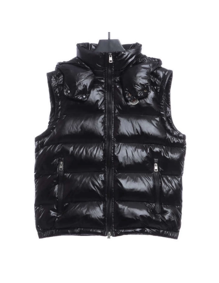 Moncler classic logo hooded vest,Moncler Hoodie,Hoodie,APPAREL