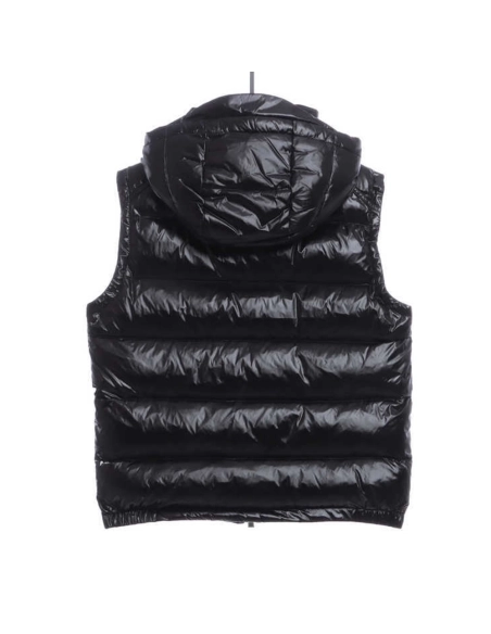 Moncler classic logo hooded vest,Moncler Hoodie,Hoodie,APPAREL