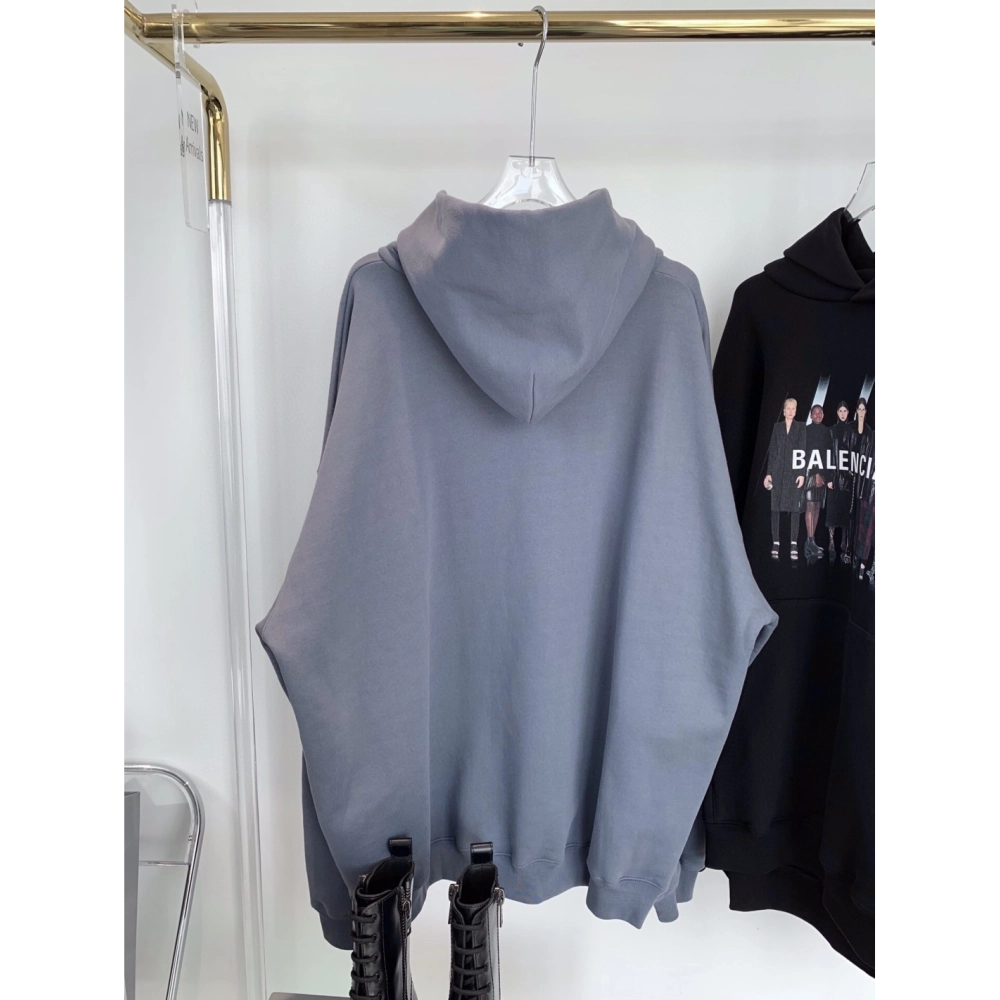 Balenciaga portrait print hooded sweatshirt,Balenciaga Hoodie,Hoodie,APPAREL