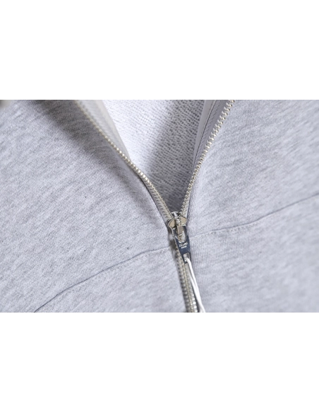 CELINE CE 23SS basic letter zipper hooded sweater,Celine Hoodie,Hoodie,APPAREL