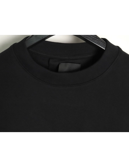 Givenchy round neck sweatshirt with front and back 3D embroidery,Givenchy Sweatshirt,Sweatshirt,APPAREL