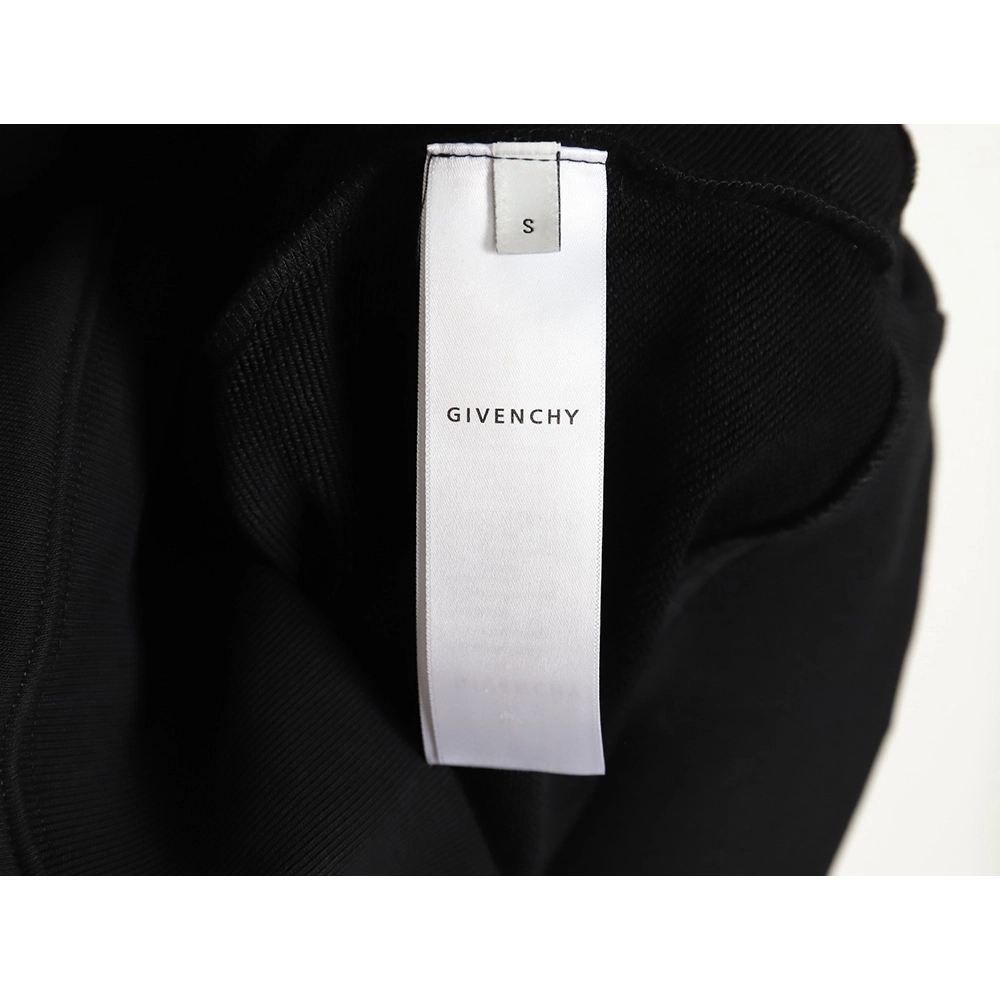 Givenchy round neck sweatshirt with front and back 3D embroidery,Givenchy Sweatshirt,Sweatshirt,APPAREL