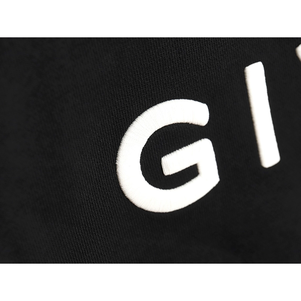 Givenchy round neck sweatshirt with front and back 3D embroidery,Givenchy Sweatshirt,Sweatshirt,APPAREL