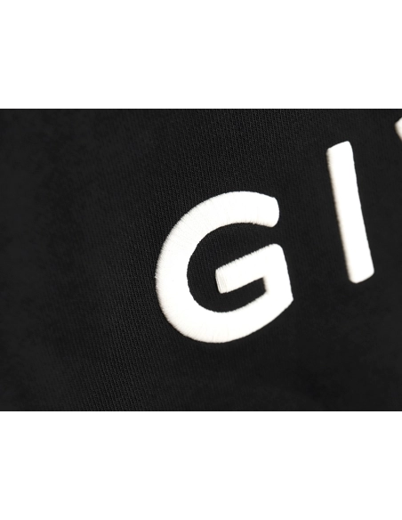 Givenchy round neck sweatshirt with front and back 3D embroidery,Givenchy Sweatshirt,Sweatshirt,APPAREL