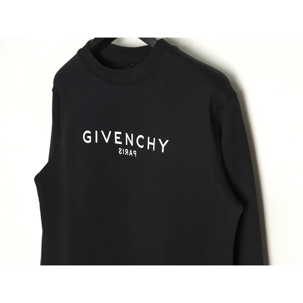 Givenchy reverse letter print crew neck sweatshirt,Givenchy Sweatshirt,Sweatshirt,APPAREL