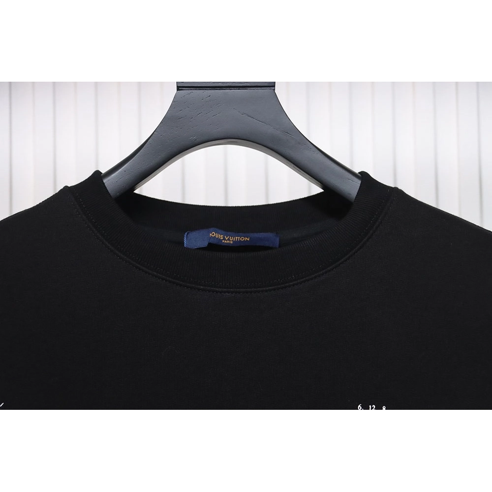 Louis Vuitton lettering shoe print crewneck sweatshirt,Louis Vuitton Sweatshirt,Sweatshirt,APPAREL