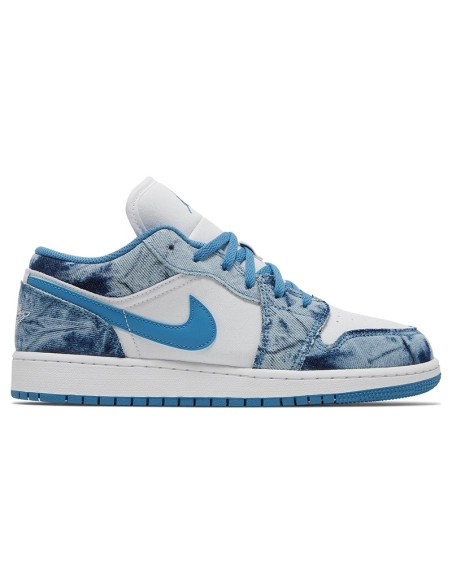 AIR JORDAN 1 LOW GS WASHED DENIM DM8947 100,AIR JORDAN 1 LOW,Air Jordan