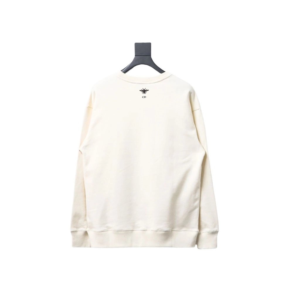 Dior floral butterfly crewneck sweatshirt,Dior Sweatshirt,Sweatshirt,APPAREL