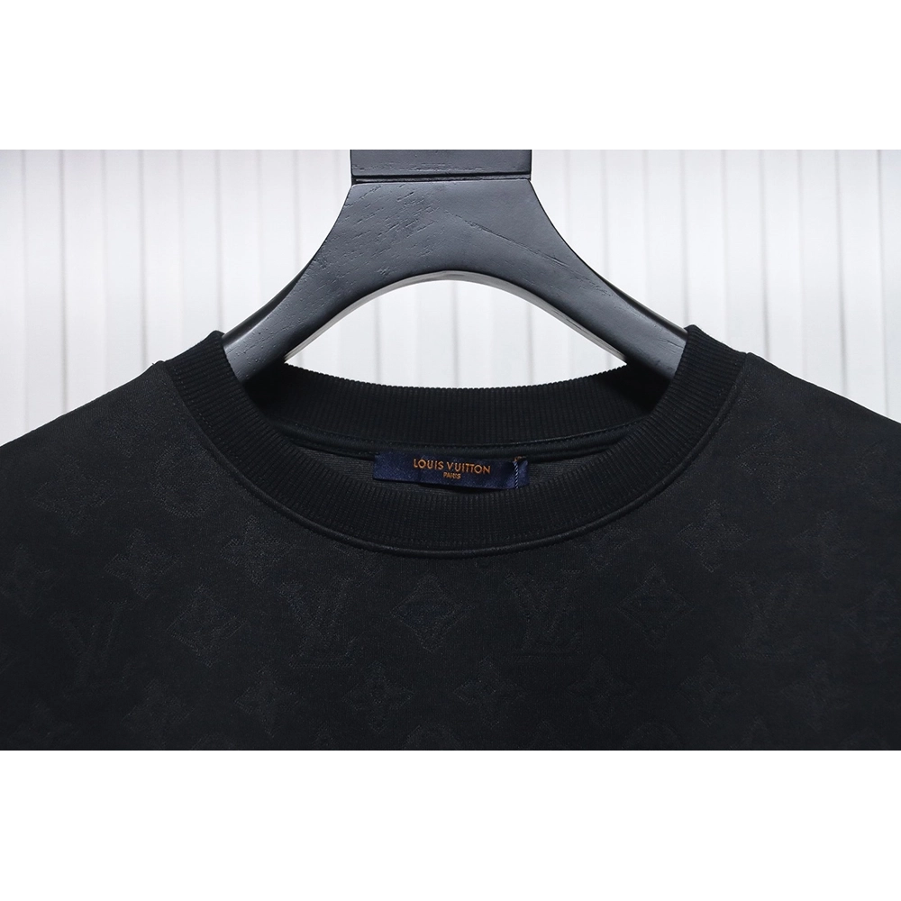 Louis Vuitton Checkerboard Crew Neck Sweatshirt,Louis Vuitton Sweatshirt,Sweatshirt,APPAREL