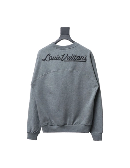Louis Vuitton Nigo cobranded heart foam print round neck sweatshirt,Louis Vuitton Sweatshirt,Sweatshirt,APPAREL