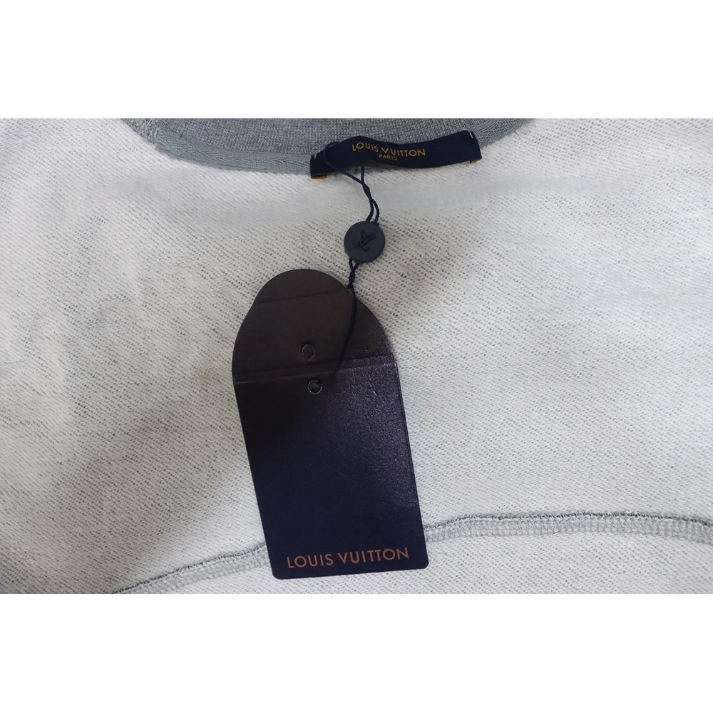 Louis Vuitton Nigo cobranded heart foam print round neck sweatshirt,Louis Vuitton Sweatshirt,Sweatshirt,APPAREL