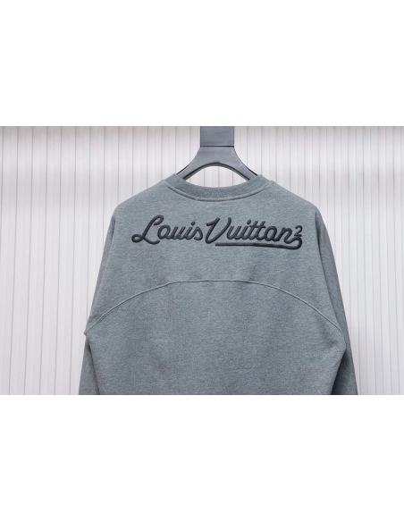 Louis Vuitton Nigo cobranded heart foam print round neck sweatshirt,Louis Vuitton Sweatshirt,Sweatshirt,APPAREL